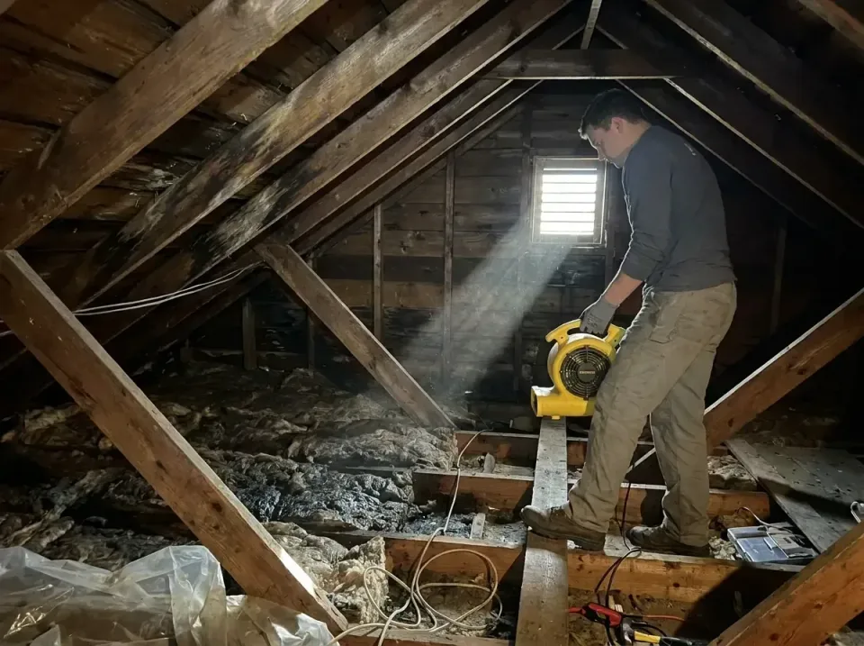 attic-water-damage-drying-proc-007 — frequently asked questions, Emergency Water Extraction & 24/7 Flood Response in Watervl…
